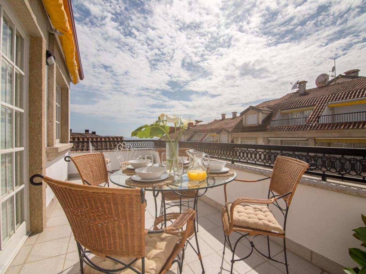 Apartmán Desconectaengalicia Atico Vidal Rocha, Terraza Y Vistas Sanxenxo Exteriér fotografie