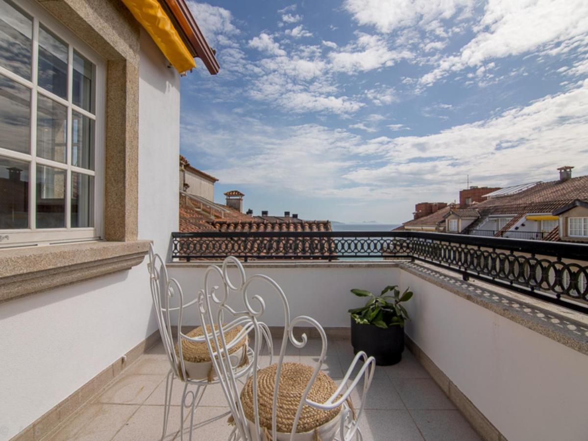 Apartmán Desconectaengalicia Atico Vidal Rocha, Terraza Y Vistas Sanxenxo Exteriér fotografie